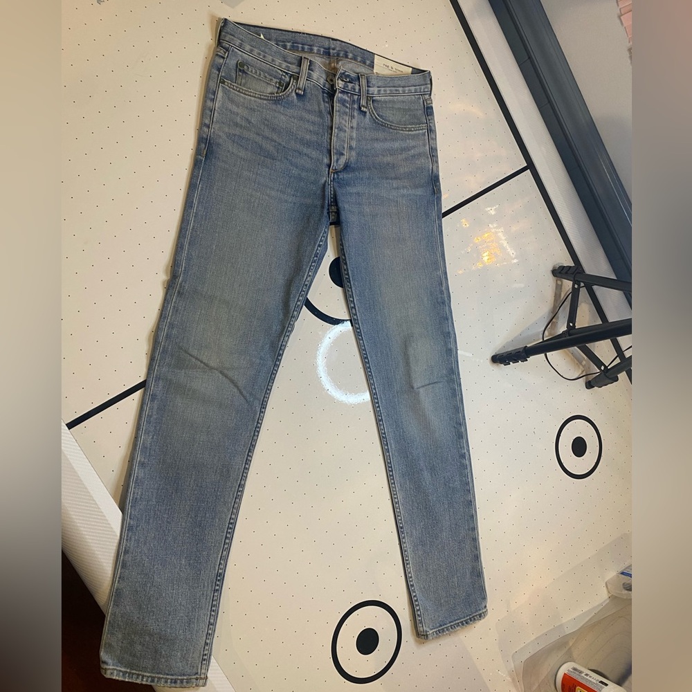 rag & bone Blue Slim Jeans fit 2